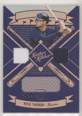 2019 Leather & Lumber and Triple Relics Silver 78/99 Kyle Tucker Rookie RC o7m