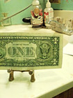 $1  2021 FRN Dollar Bank 🎵 Real Flipper Fancy S# D02656666a Quad 6's VGC 🆓 🪙. — photo 7
