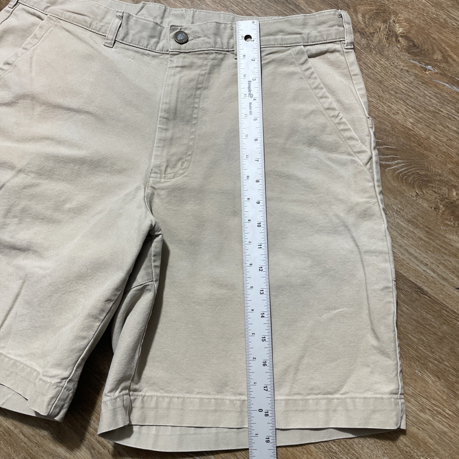 Patagonia Shorts Mens 34 Khaki Organic Cotton Canvas Chino Workwear Casual 8.5” thumbnail 12