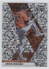 2021 Panini Mosaic Quick Pitch Silver Mosaic Prizm John Means #131 8em