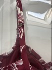 Miraclesuit Beautiful Burgundy & White With Gold Swim Bra Size 34D — photo 6