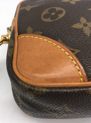 Authentic LOUIS VUITTON Monogram Marly Dragonne PM Clutch Bag M51827 LV - Picture 12 of 24
