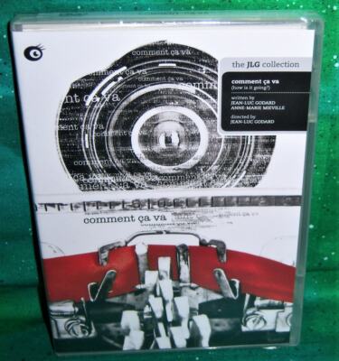 NEW RARE OOP OLIVE FILMS JEAN LU GODARD COMMENT CA VA FRENCH MOVIE DVD 1978
