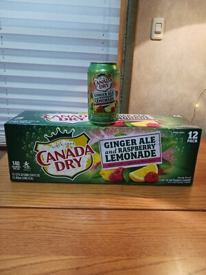 Ginger Ale Raspberry Lemonade Soda 13 Pack 12 Ounce Cans