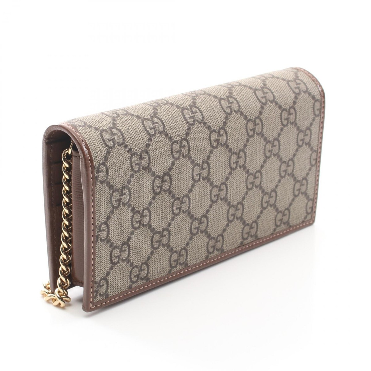 GUCCI Horsebit 1955 GG Supreme Chain Shoulder Bag