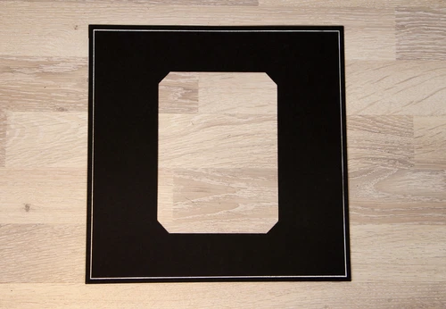 Komplettes Paket Masken und Seiten für z.B. Hochzeitsalbum Leinen schwarz 33x30 - Bild 2 von 6