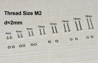 Fixing Screw Nut Kit M2 Stainless Steel /Cartridge/Mounting for Headshell