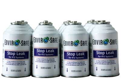 Envirosafe Auto A/C Refrigerant stop leak for R12, case of 12 4oz cans