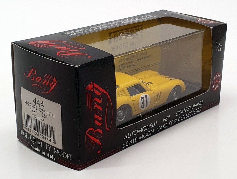 Bang 1/43 ミニチュアカー Amazon | Bang バン 1/43 FERRARI 250 GT SPECIAL RED