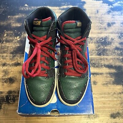 NIKE SB DUNK HIGH PREMIUM RESN GUCCI 313171-362 SIZE 8.5 OG NIKE SB DUNK HIGH PREMIUM RESN GUCCI 313171-362 SIZE 8.5 OG