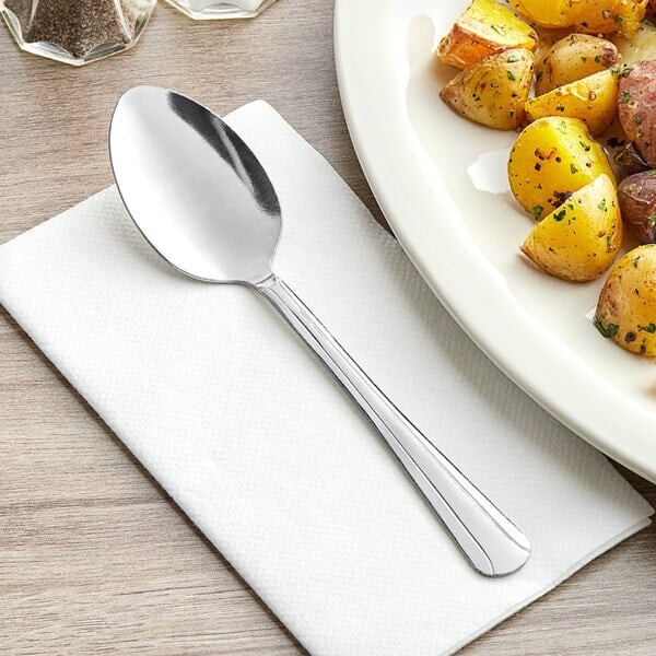6- Pack Stainless Steel Dinner Spoons TableSpoon 7 5/8 inch | eBay