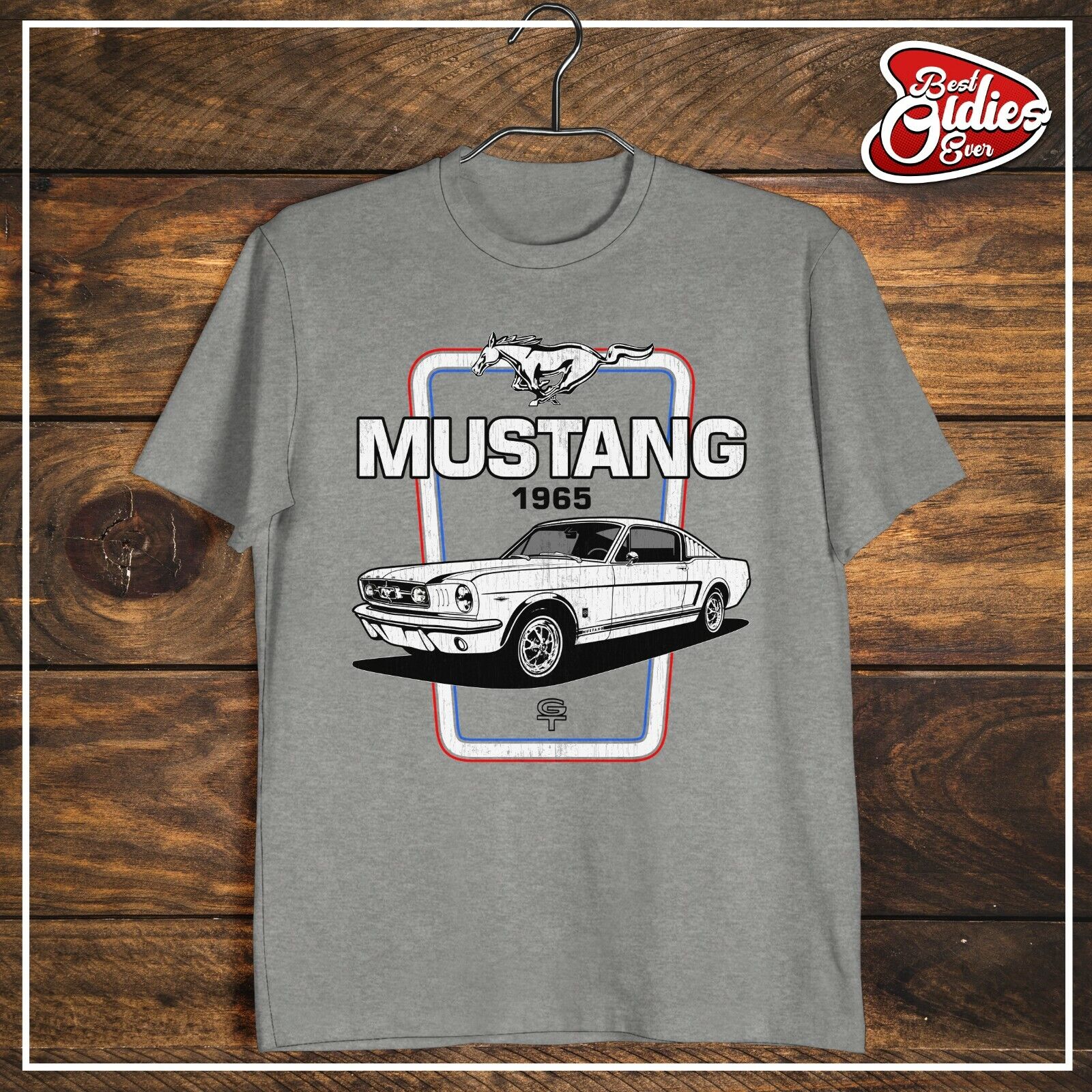 Convertible Hardtop, 65-70 Mustang Fastback, Gift eBay Christmas Ford T-shirt, | Tee