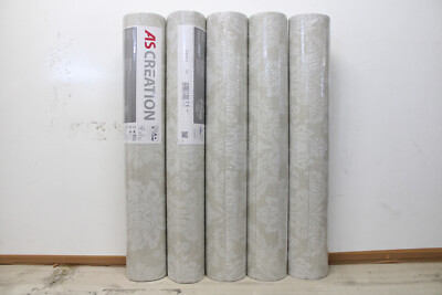 5 Rollen Vliestapete AS Creation 33605-5 Creme/ Beige Barock Anf. 10A