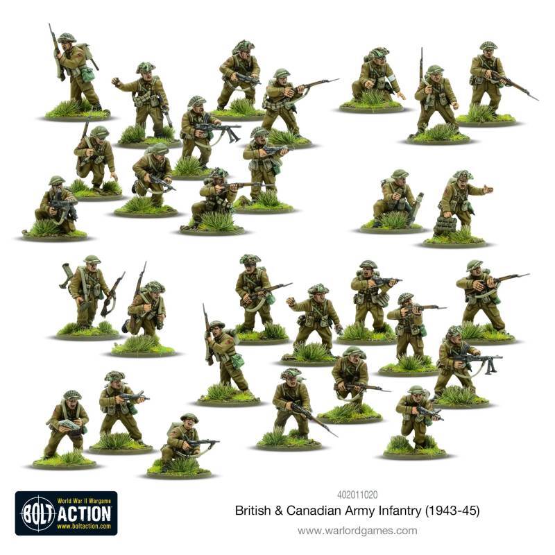 Thumbnail - British & Canadian Army Infantry (1943-45) Warlord Games Bolt Action
