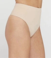 Assets by Spanx Women's Soft Nude Light Shaping Tummy Seamless Thong Sz: M $16