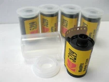 5 Rolls Kodak 5219 MotiPix 35 mm Motion Picture ECN-2 Process Film 500T 36 Exp
