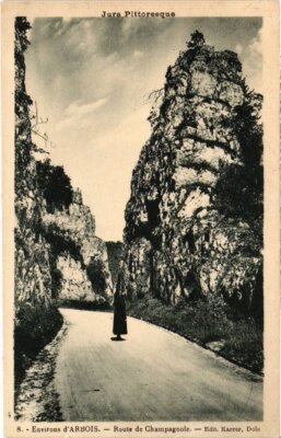 Old postcard Route de Champagnole (1266232)