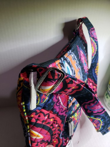 Vera Bradley in retired TWILIGHT PAISLEY HIPSTER Cross-body Shoulder Bag - Picture 4 of 7