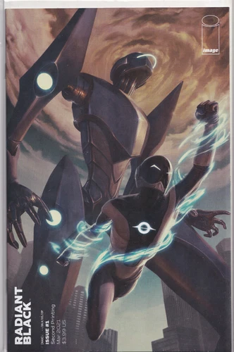 RADIANT BLACK #1 (2ND PRINT)(2021) COMIC BOOK ~ Image Comics
