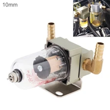 New 10mm Engine Oil separator Catch Can Reservoir Tank Filter Baffled Universal