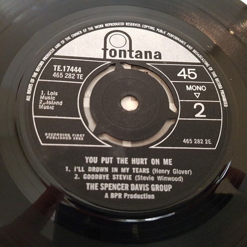 Spencer Davis Group - You Put The Hurt On Me 7" Vinyl Single EP 1967 UK 1st EX - Foto 7 di 9