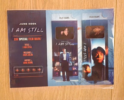 BTS Jungkook ''I Am Still'' CGV POB Film Mark Set