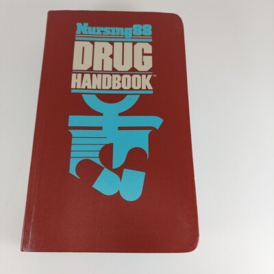 Nursing 1988 Drug Handbook Springhouse Corporation Vinyl Cover