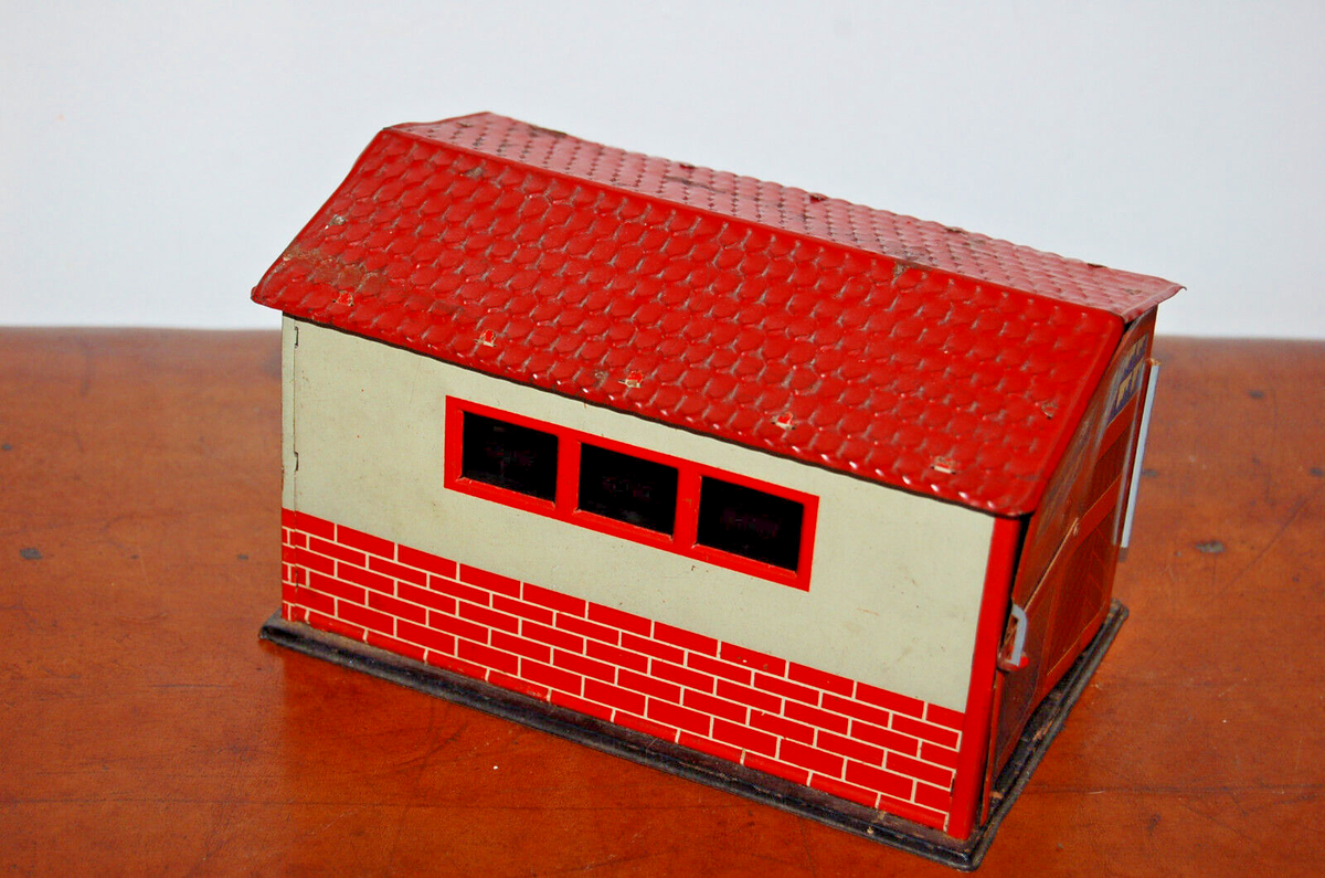JOUET ANCIEN GARAGE en bois MERCEDES VOLSWAGEN + 5 VOITURES viking norev bonux.. EUR 60,00 - FR