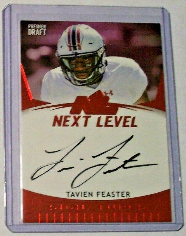 2020 Sage Hit Red Next Level Autograph Tavien Feaster Clemson