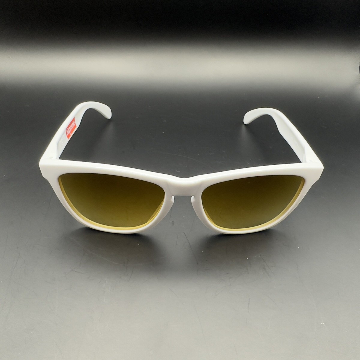 Oakley Supreme Frogskin Polished White w/24k Iridium Lenses | eBay