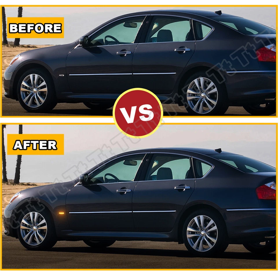 2x For 2007-2010 INFINITI M35 M45 FX35 G35 G37 LED Side Marker Turn Signal Light - Image 4 of 4