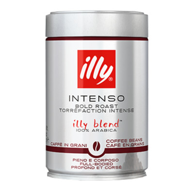 illy Espresso Intenso ganze Bohne, starke Röstung 250g