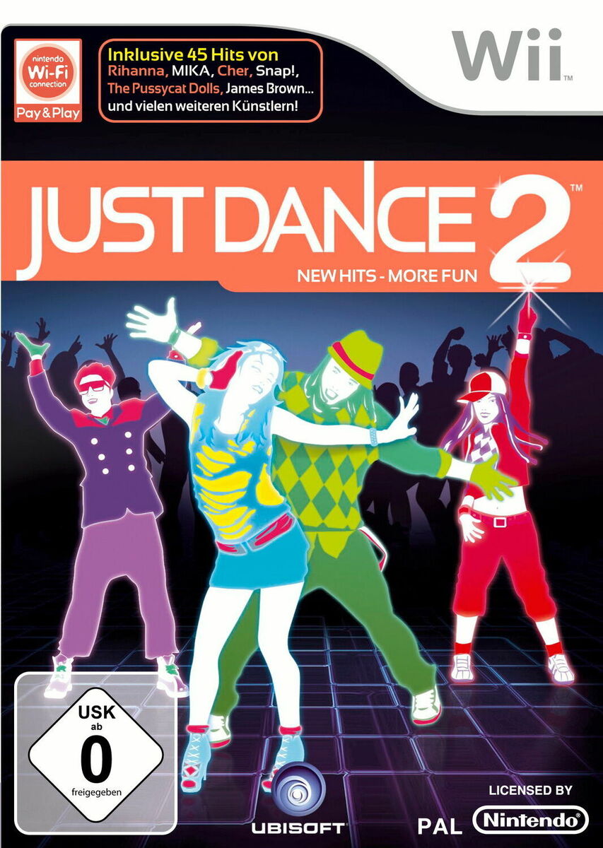 Wii Just Dance 1, 2, 3, 4, - 2014,2017,2018,2019,2020 Kids , Best of Just  Dance