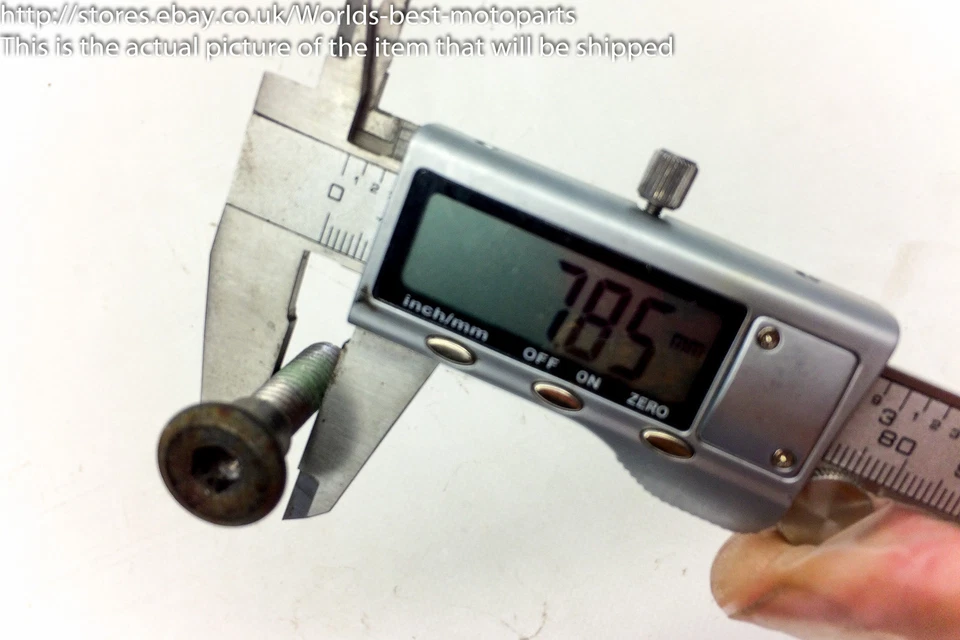 Honda Interceptor VF1000 F (1) Brake Disc Mounting Bolts Screws x6 - Изображение 3 из 3