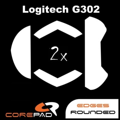 Corepad Skatez Logitech G302 Ersatz Mausfüße Hyperglides PTFE Teflon