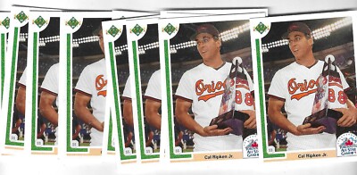 Cal Ripken Jr (HOF) 20 Card Lot Insert All Star Upper Deck 1991 (A342 ...
