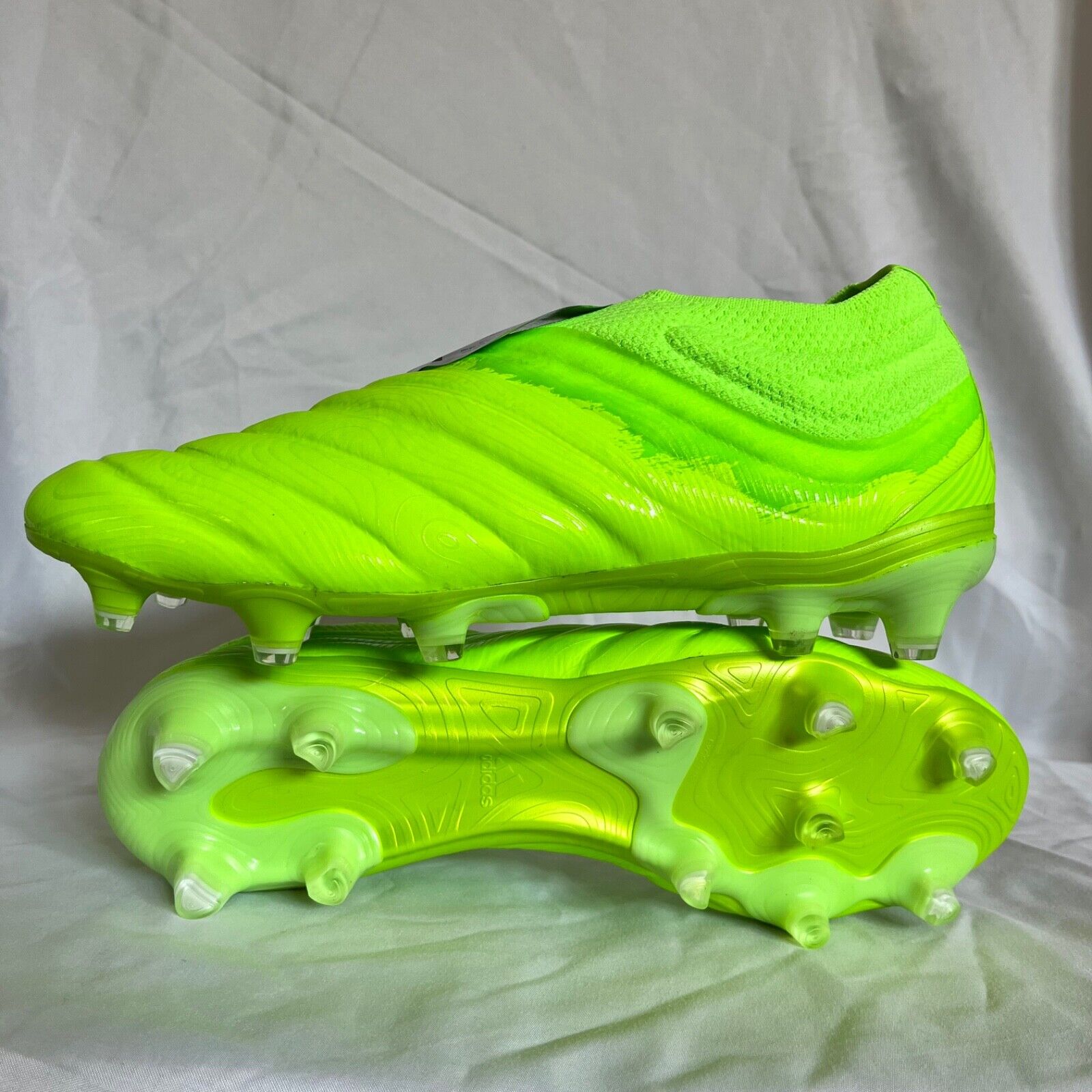 Adidas Copa 20+ 20.1 FG Laceless Green Soccer Cleats Mens Size 9 US New  with Box