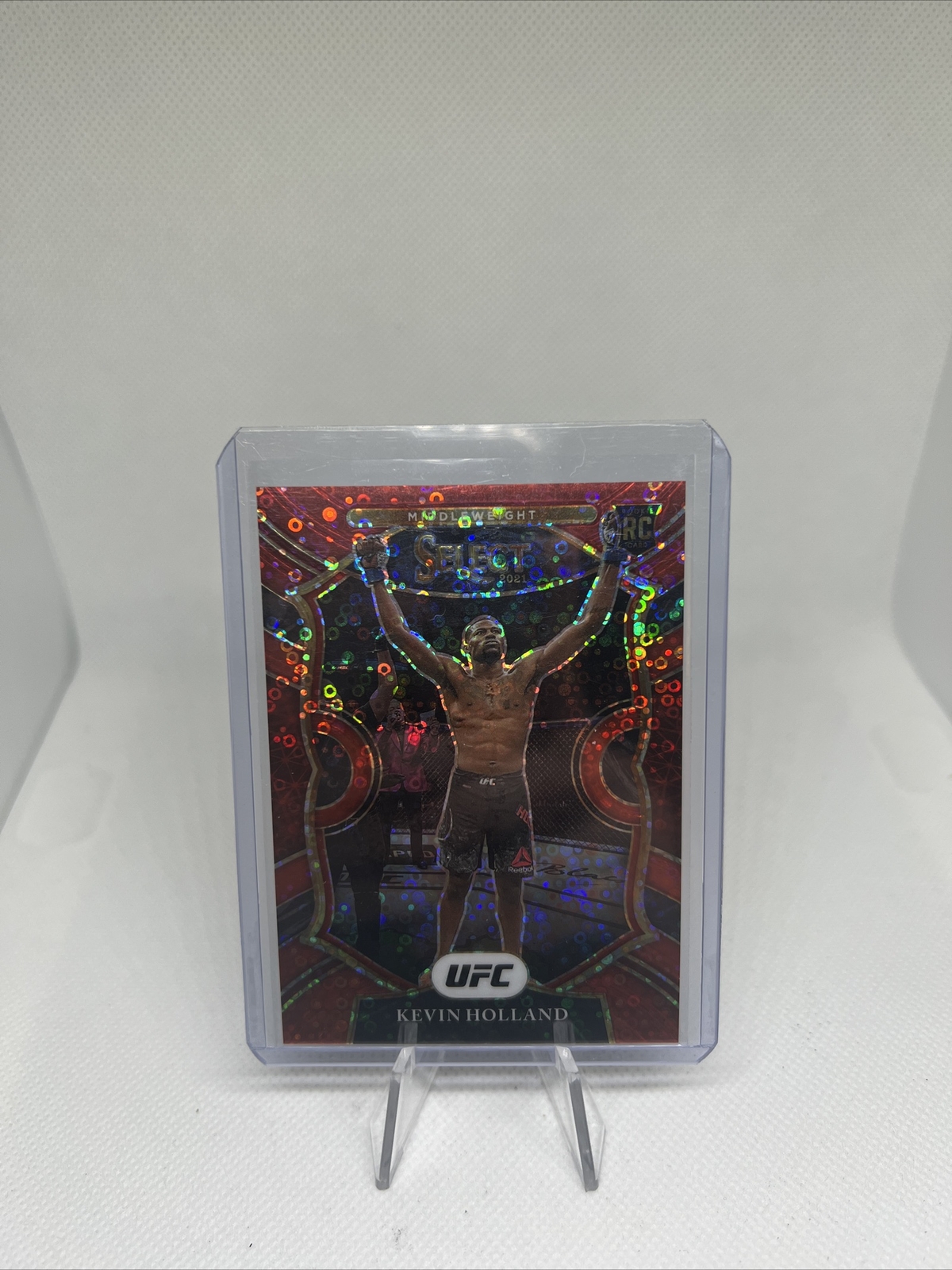 Kevin Holland Rookie /199 Red disco Prizm Concourse Select 2021 RC