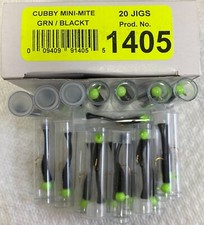 20 CUBBY MIni-Mite 1/32oz Jig Green/Black 1405 NEW **FREE SHIPPING**