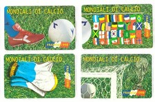 San Marino 4 Schede Telefoniche Nuove Mondali Calcio 1998