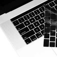 US Keyboard Skin Protector Cover Film for Macbook Air Pro Retina 13" 15" - BLACK