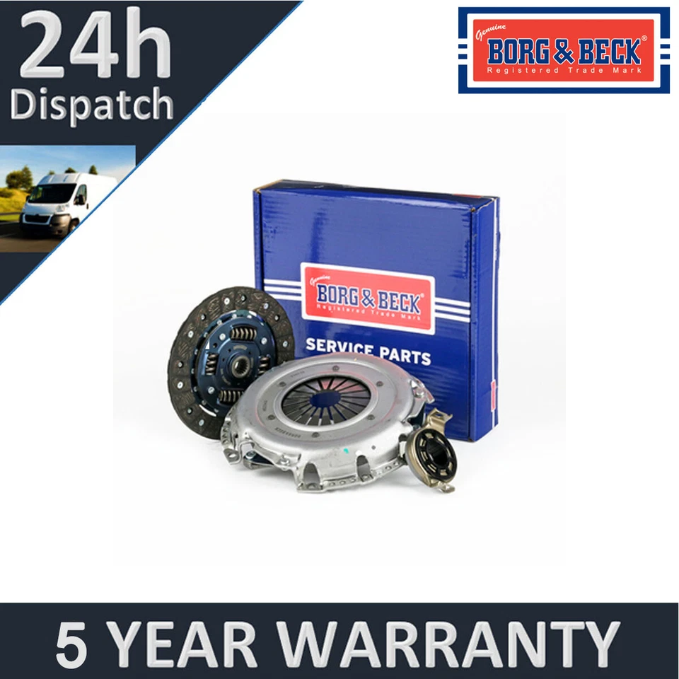 Fits Ford Escort 1990-1995 Fiesta 1990-1995 1.4 Clutch Kit Borg & Beck — 第 2/4 张图片