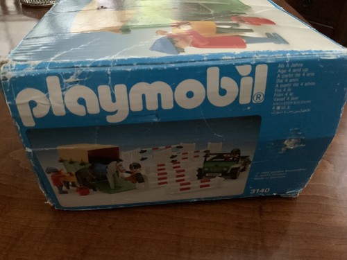 RETIRED Vintage Playmobil 3140 Horse Equestrian Showing Jumping Jeep With Box - Picture 7 of 9