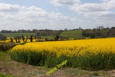 Photo 6x4 Field on Mount Down looking towards Berrydown Farm Upper Slacks c2014