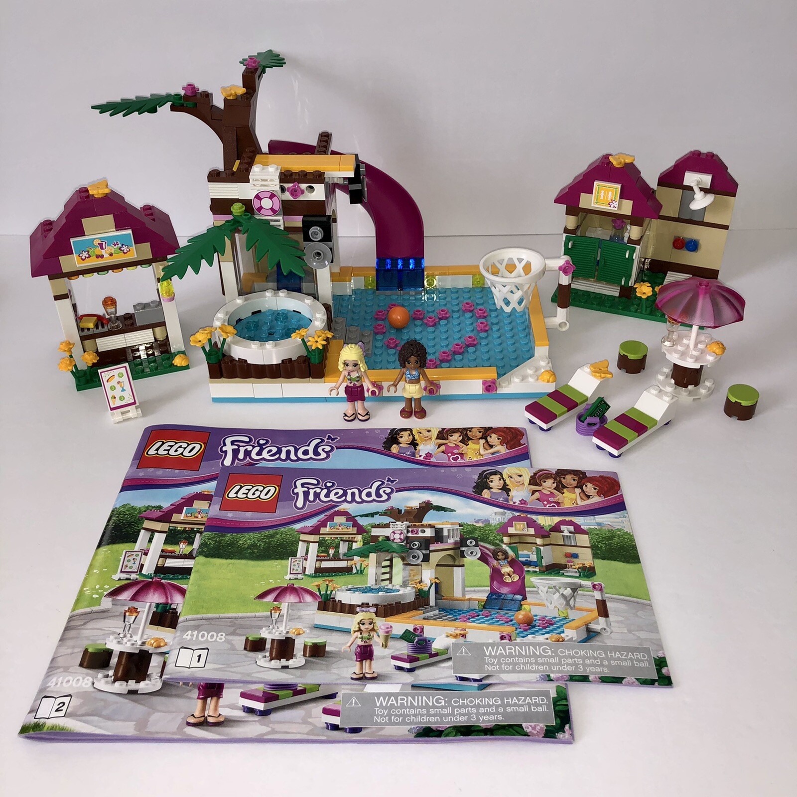 lego friends pool instructions