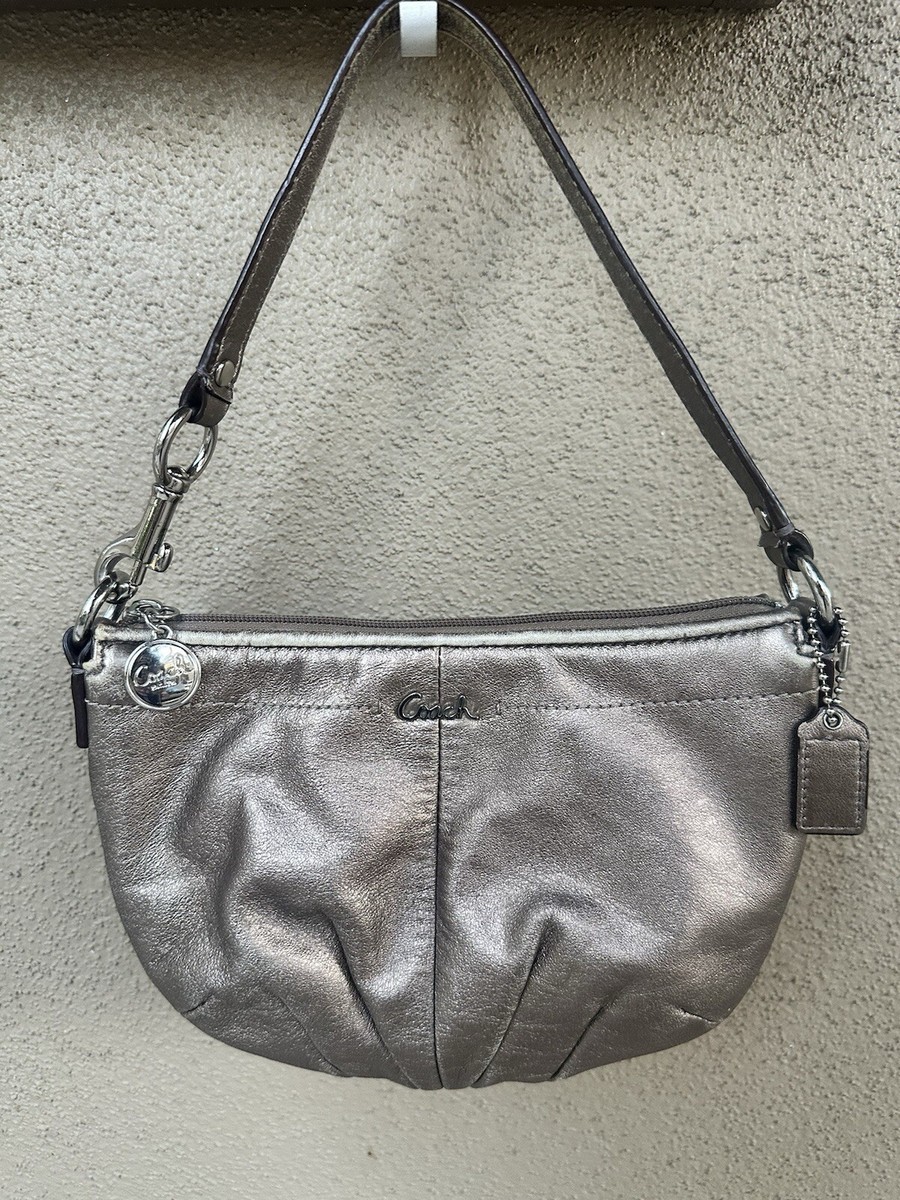 Vintage Coach Soho Bronze Metallic Shimmer Mini Hobo Bag
