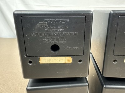 BOSE　MODEL  501X Pair of Bose Cube Speakers Model 501X TESTED & WORKS | eBay