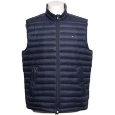 Tommy Hilfiger, Daunenweste, Herren, Größe: L, Blau, Daune/Feder/Polyamid #1w8
