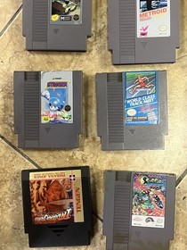 Lot Of 20 Nintendo NES Video Games Super Mario 2 3 Metroid Tmnt Surfari Rare Vtg