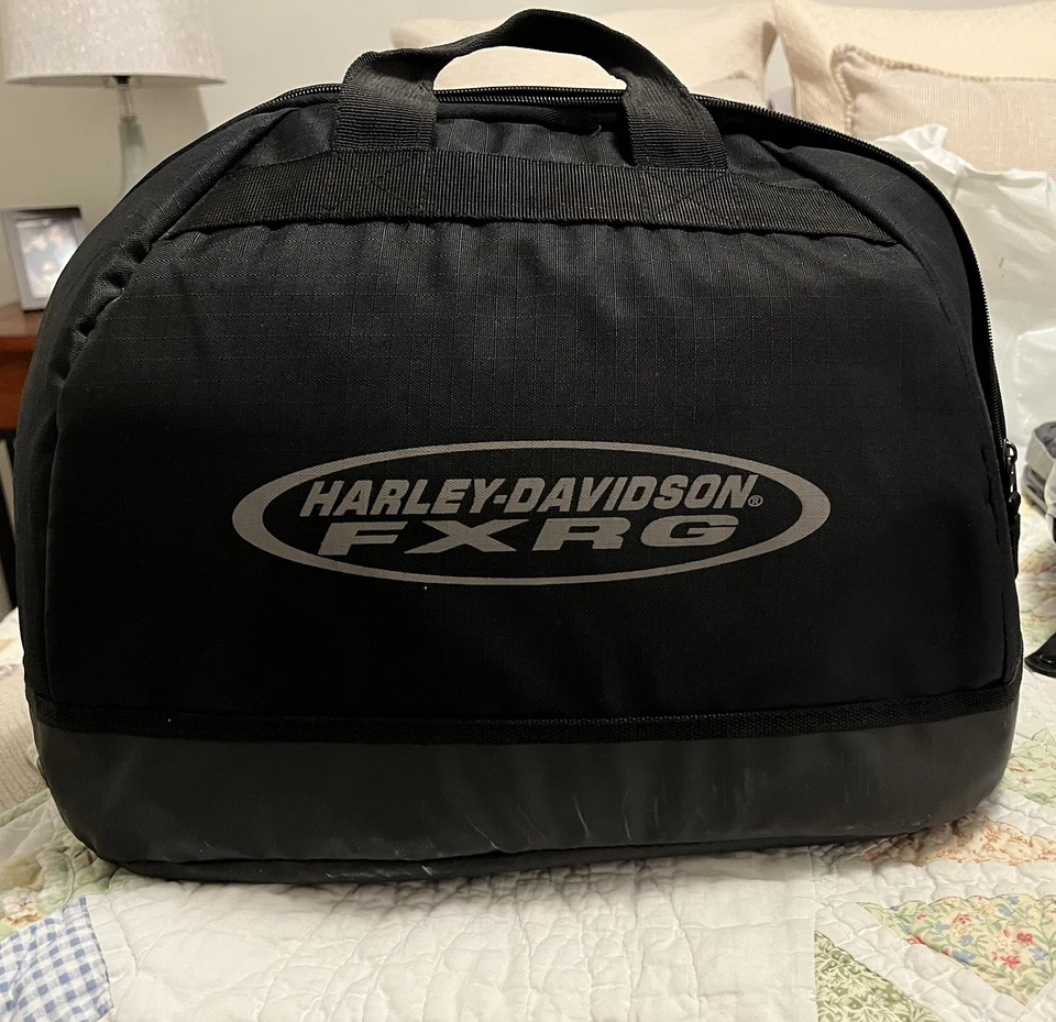 Casco facial completo Harley Davidson fibra de carbono FXRG visera transparente talla XL Foto 4 de 4